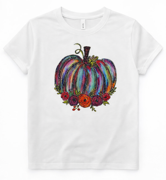 ML Kids Bright Pumpkin Tee Shirt