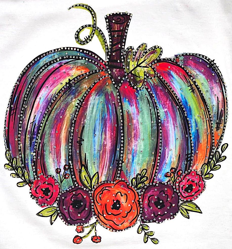 ML Kids Bright Pumpkin Tee Shirt