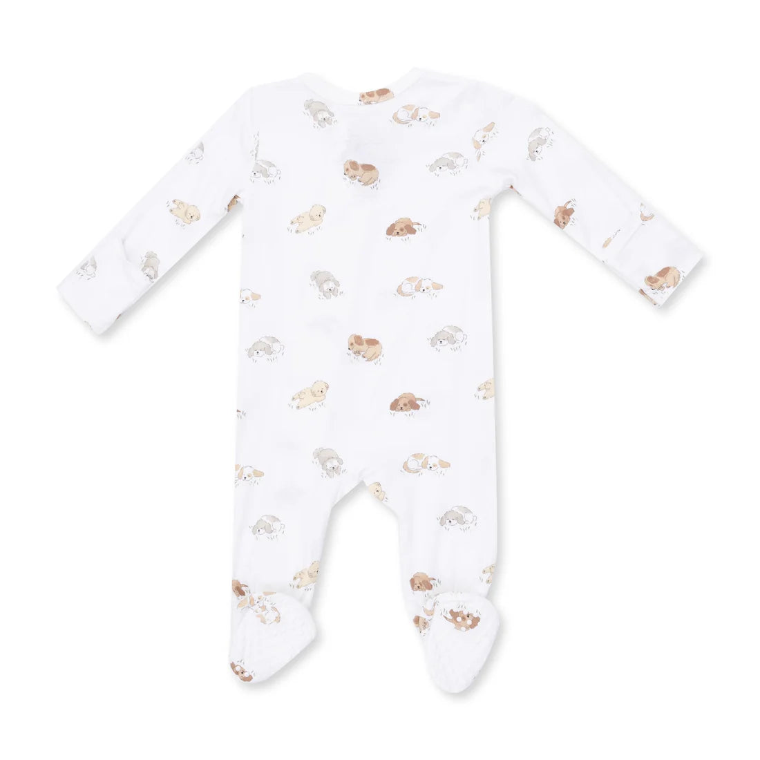 Puppy Snuggle Club  2 Way Zipper Footie