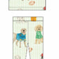 Puppy Football Two Piece Pajama Set