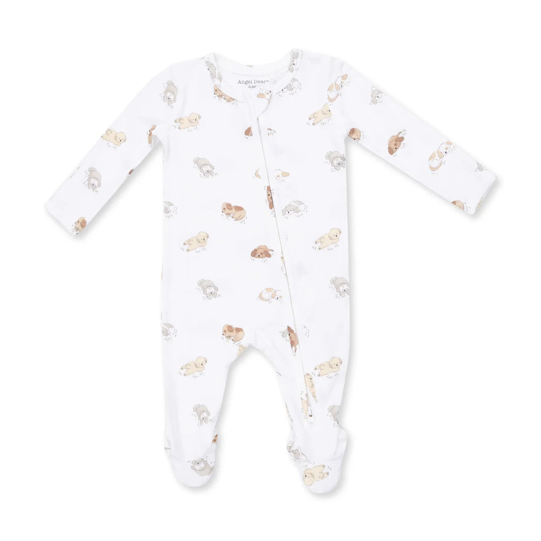 Puppy Snuggle Club  2 Way Zipper Footie