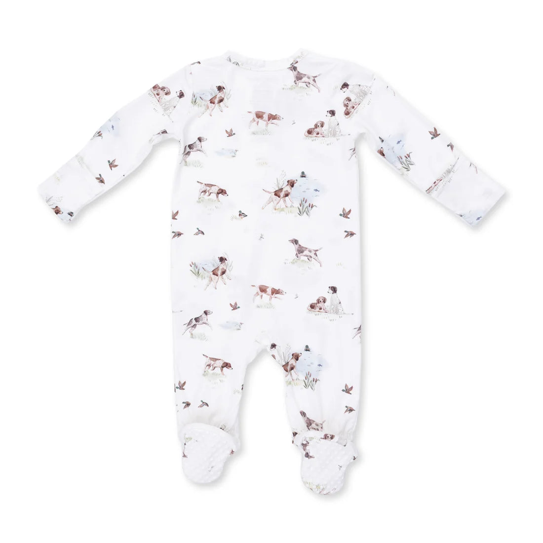 Pointer Pups and Duck Buddies  2 Way Zipper Footie