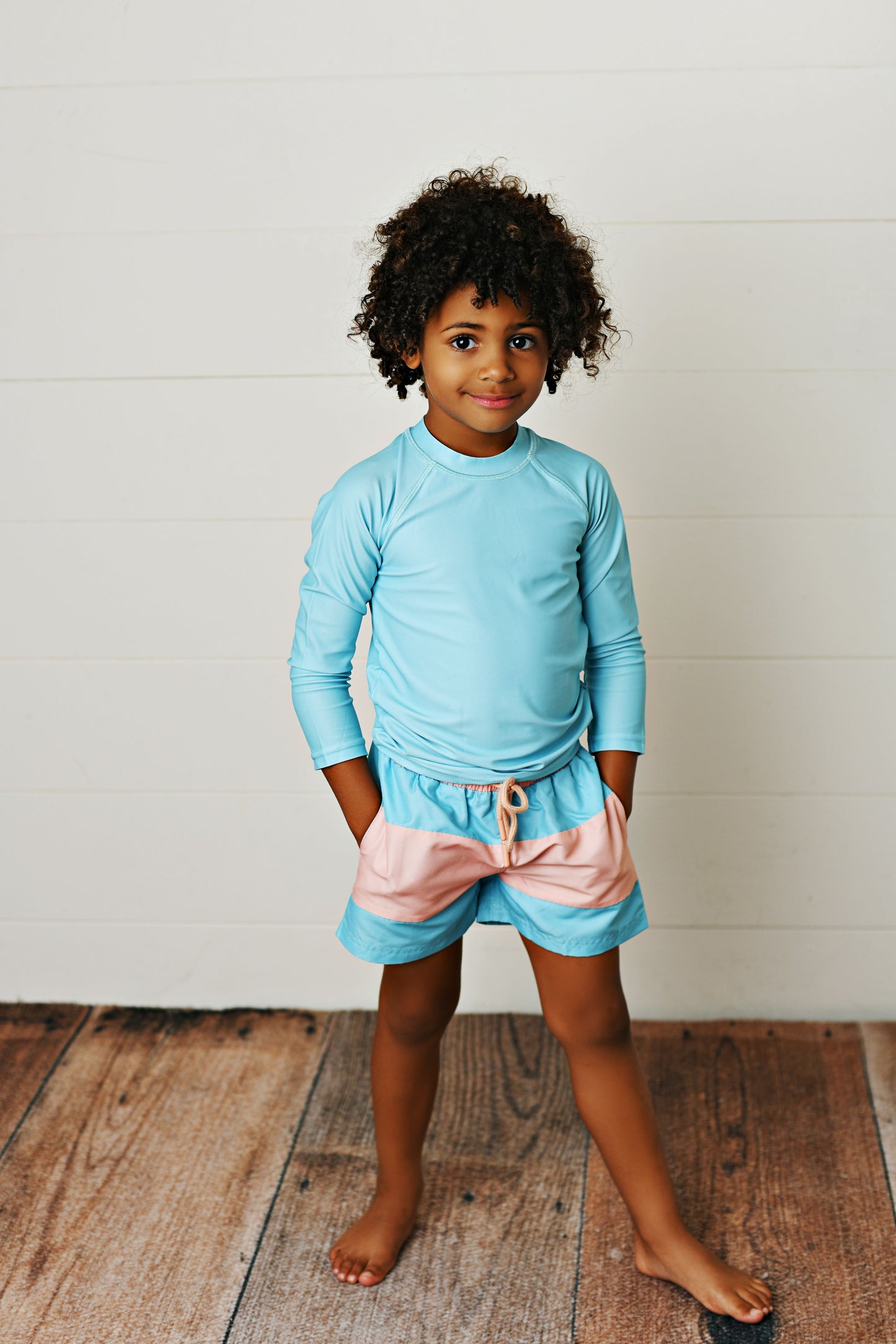 Sea Breeze Bloom UPF 50 Unisex Rashgaurd Top