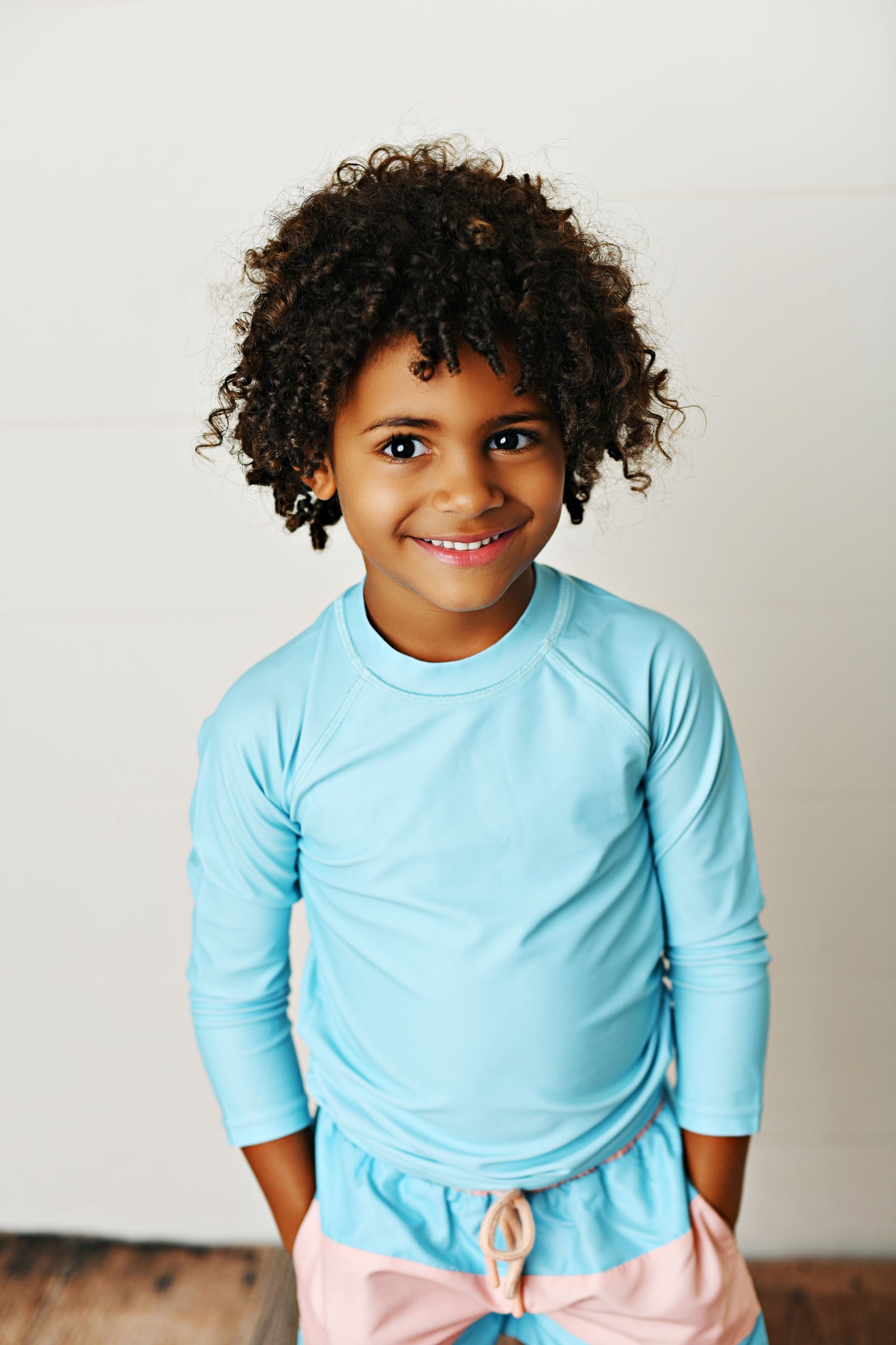 Sea Breeze Bloom UPF 50 Unisex Rashgaurd Top
