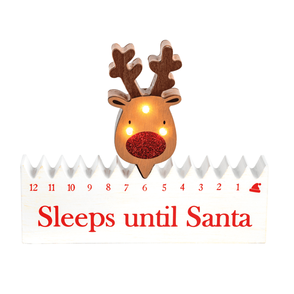 Santa & Reindeer Countdown Blocks
