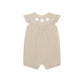 Khaki Polka Dot Romper