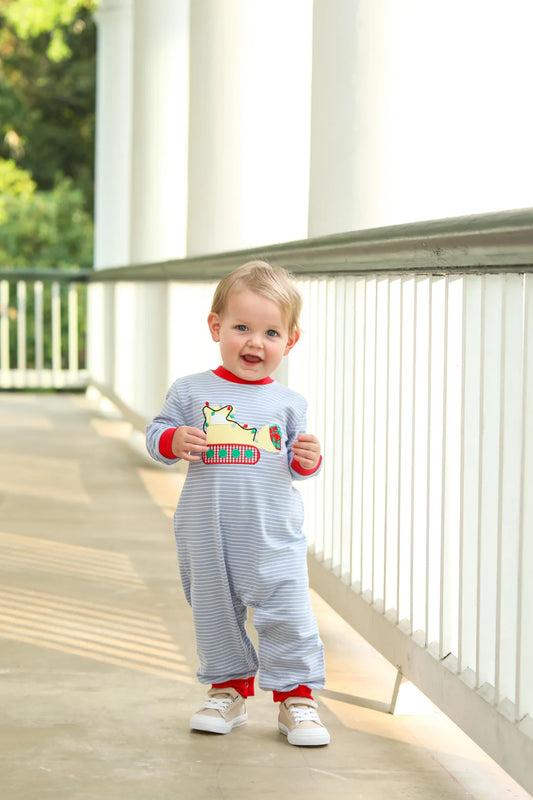 Constructing Christmas Romper