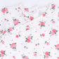 Pink Rosettes  Kimono Gown & Knot Headband