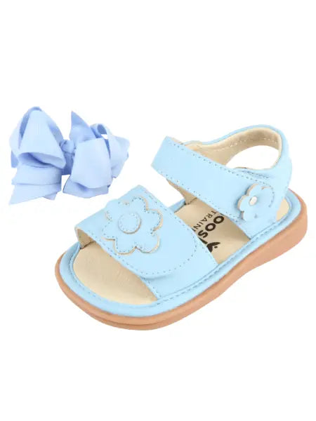 Ready Set Bow Sandals – Girls Toddler Squeaky Shoes