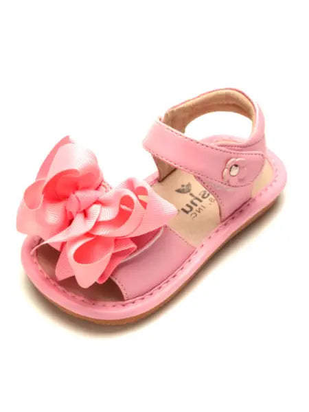 Ready Set Bow Sandals – Girls Toddler Squeaky Shoes