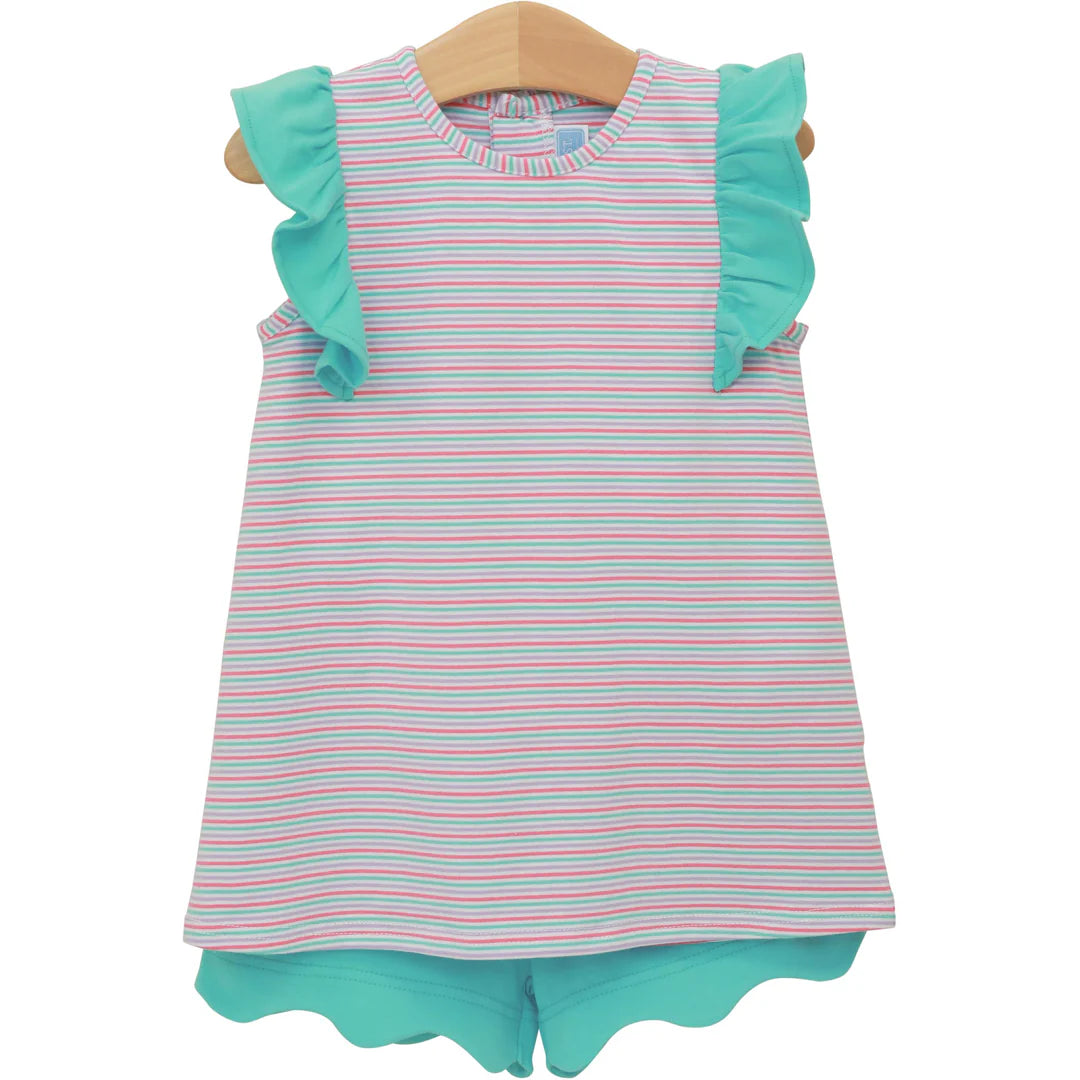 Ruby Short Set- Multi Stripe