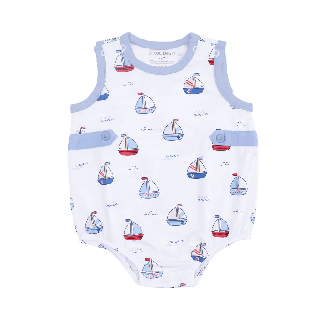 Bubbly Sailboats Blue  Bubble