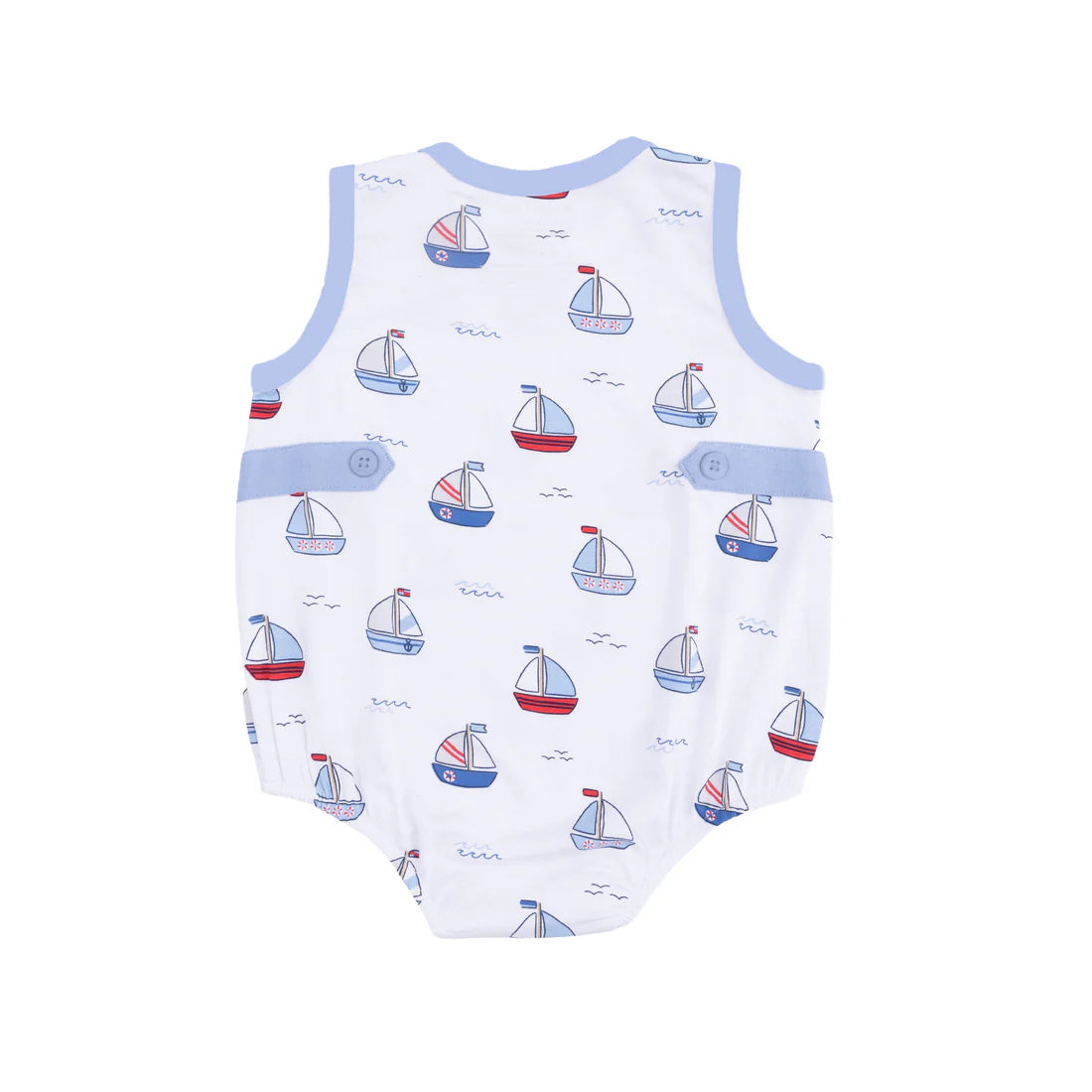 Bubbly Sailboats Blue  Bubble