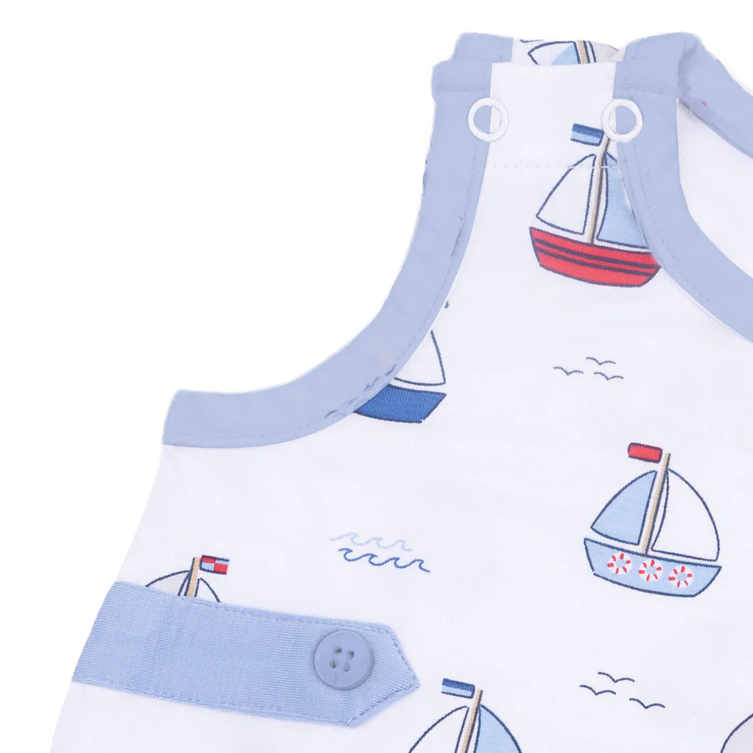 Bubbly Sailboats Blue  Bubble
