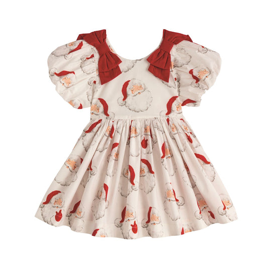 Toddler Santa Bow Dress