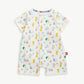 Seaside Sand Squad Org Cotton S/s Romper