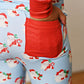 Swoon Kids Blue Santa Butterknit 2pc PJ