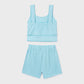 Mayoral 6213 Girl Aqua Shorts and Top Set