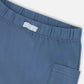 Jersey T-Shirt And Organic Cotton Jersey Shorts Set Grey Mix Turtle Print And Medium Blue