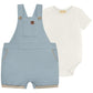 Blue Overall and TShirt Set