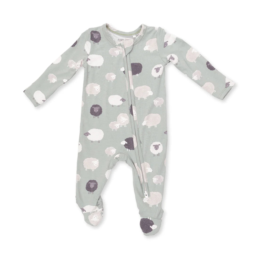 Black Sheep  2 Way Zipper Footie