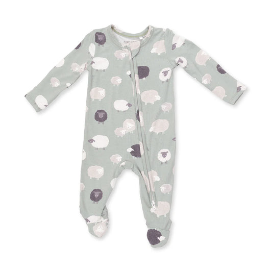 Black Sheep  2 Way Zipper Footie