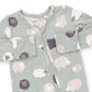 Black Sheep  2 Way Zipper Footie
