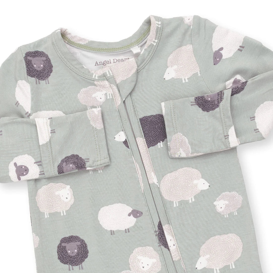 Black Sheep  2 Way Zipper Footie