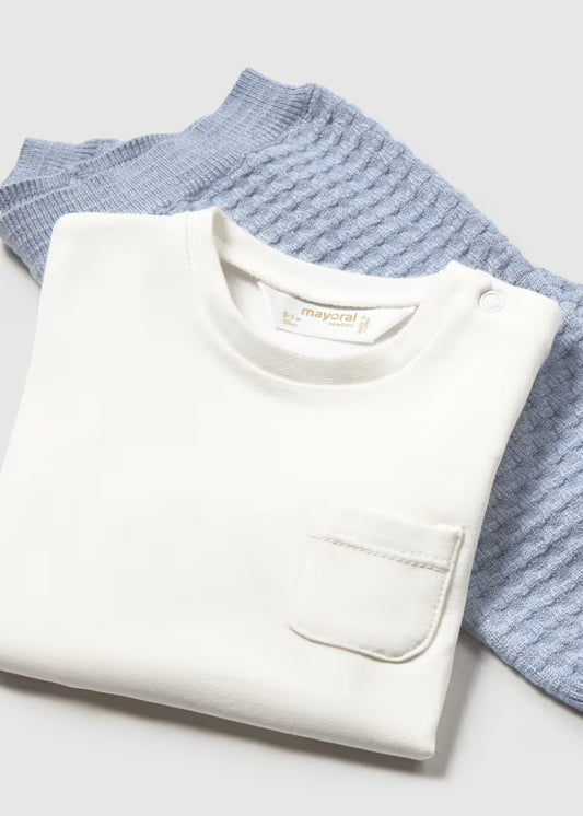 Mayoral 2507 Off White Pocket Tee