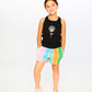 Organic Cotton Jersey Tank Top Black