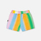 Printed French Terry Shorts Multicolored
