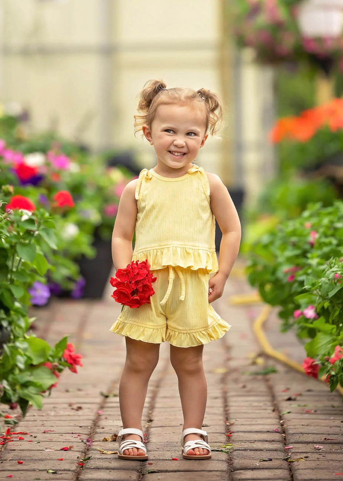 Sonny Sleeveless with Knot Detail Two Piece Set