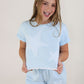 Star Applique w/ Ruffle Hem Top