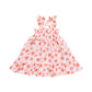 Smocked Ruffle Sundress & Diaper Cover - Strawberry Bliss