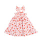Smocked Ruffle Sundress & Diaper Cover - Strawberry Bliss