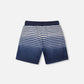 Organic Cotton Shorts Blue Gradient Stripes