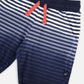 Organic Cotton Shorts Blue Gradient Stripes