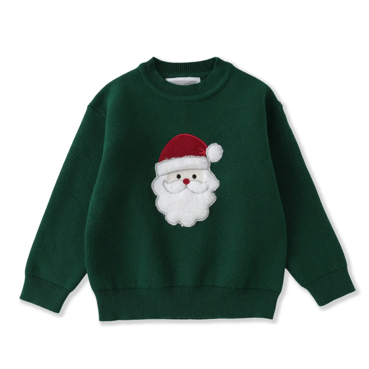Green Santa Christmas Sweater