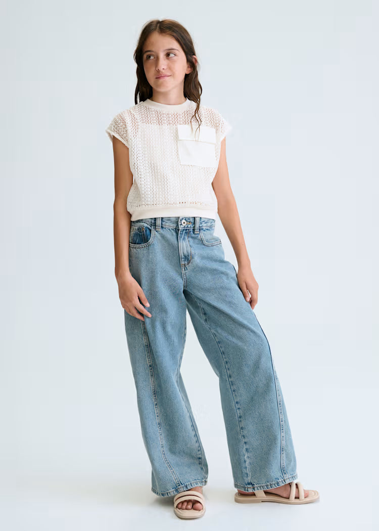 Mayoral 6160 Girl Knit Top with Tank Top