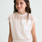Mayoral 6160 Girl Knit Top with Tank Top
