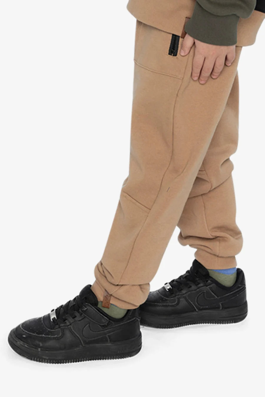 Deux Par Deux Fleece Sweatpants With Pockets Brown Tannin