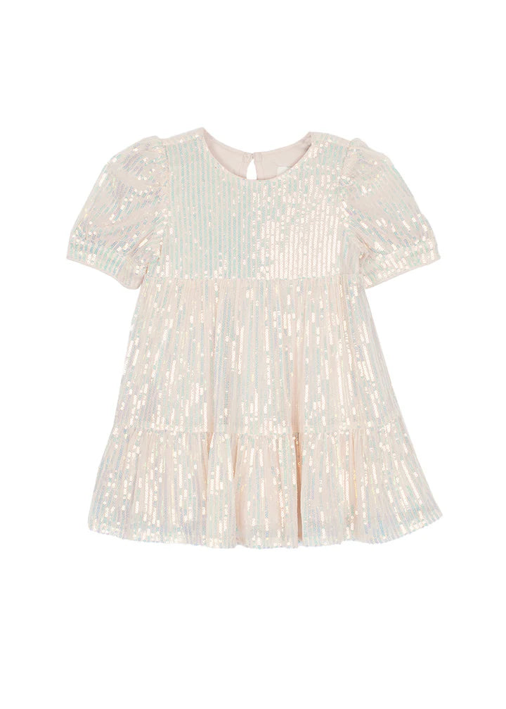 Taylor Sequined Little Big Girl Dress