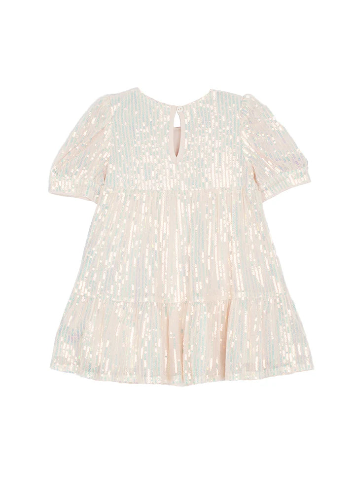 Taylor Sequined Little Big Girl Dress