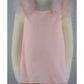 Blush Tank with Tulle Shoulders