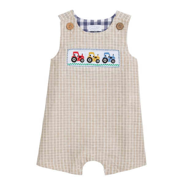 Smocked Tractor Jon Jon