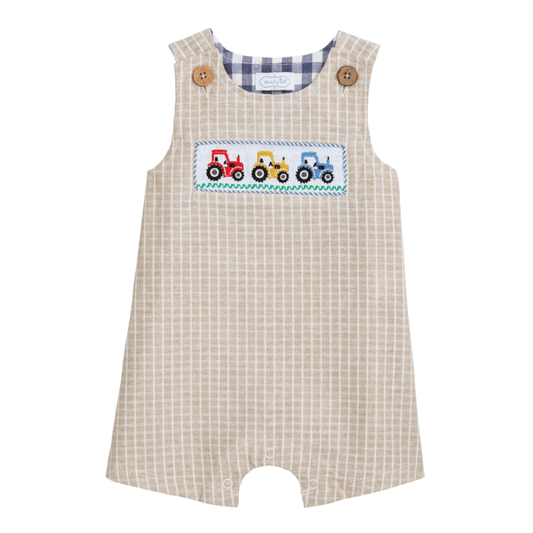 Smocked Tractor Jon Jon