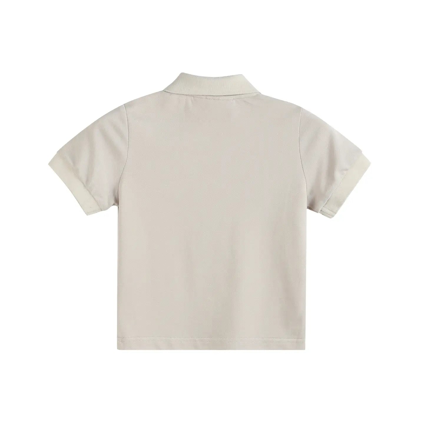 Sand Beige Tractor Polo Golf Shirt