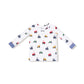 Mini Tractors  Long Sleeve Loungewear Set