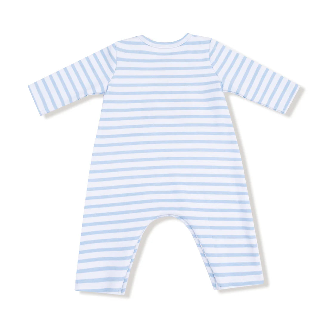Mini Tractors  Long Sleeve Snap Shoulder Romper