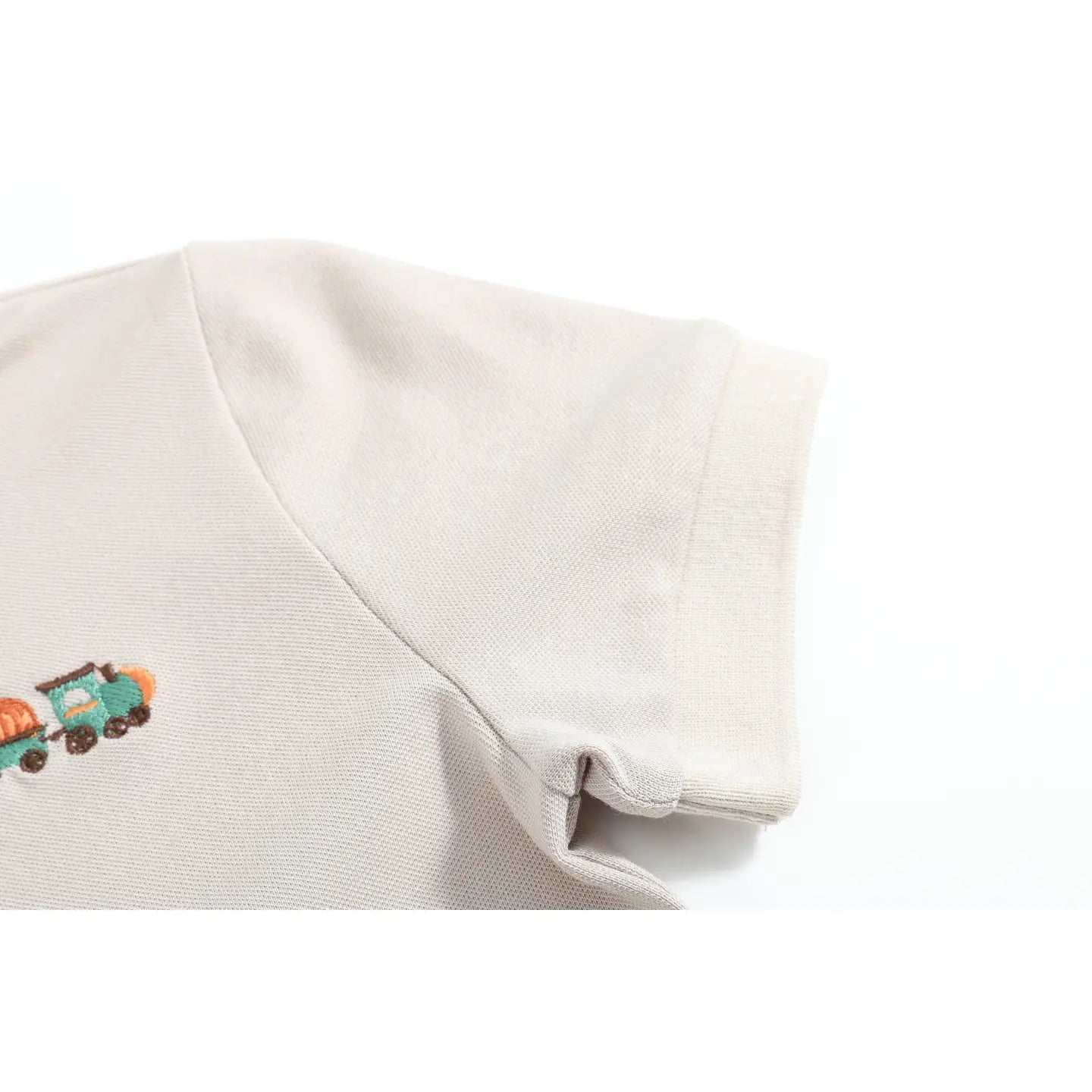 Sand Beige Tractor Polo Golf Shirt